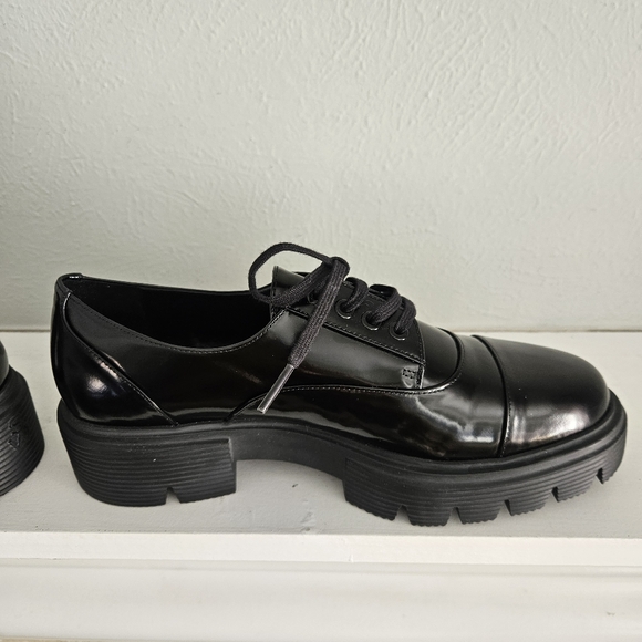 NWOT Stuart Weitzman Nolita Lace Up Oxford Shoes- Black - Picture 11 of 16